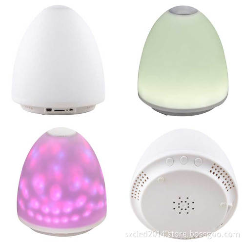 Colorful LED Night Light with Bluetooth Speaker